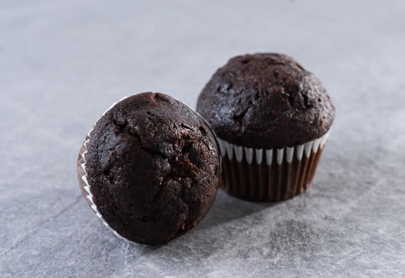 Muffins de Chocolate con Aceite de Aguacate