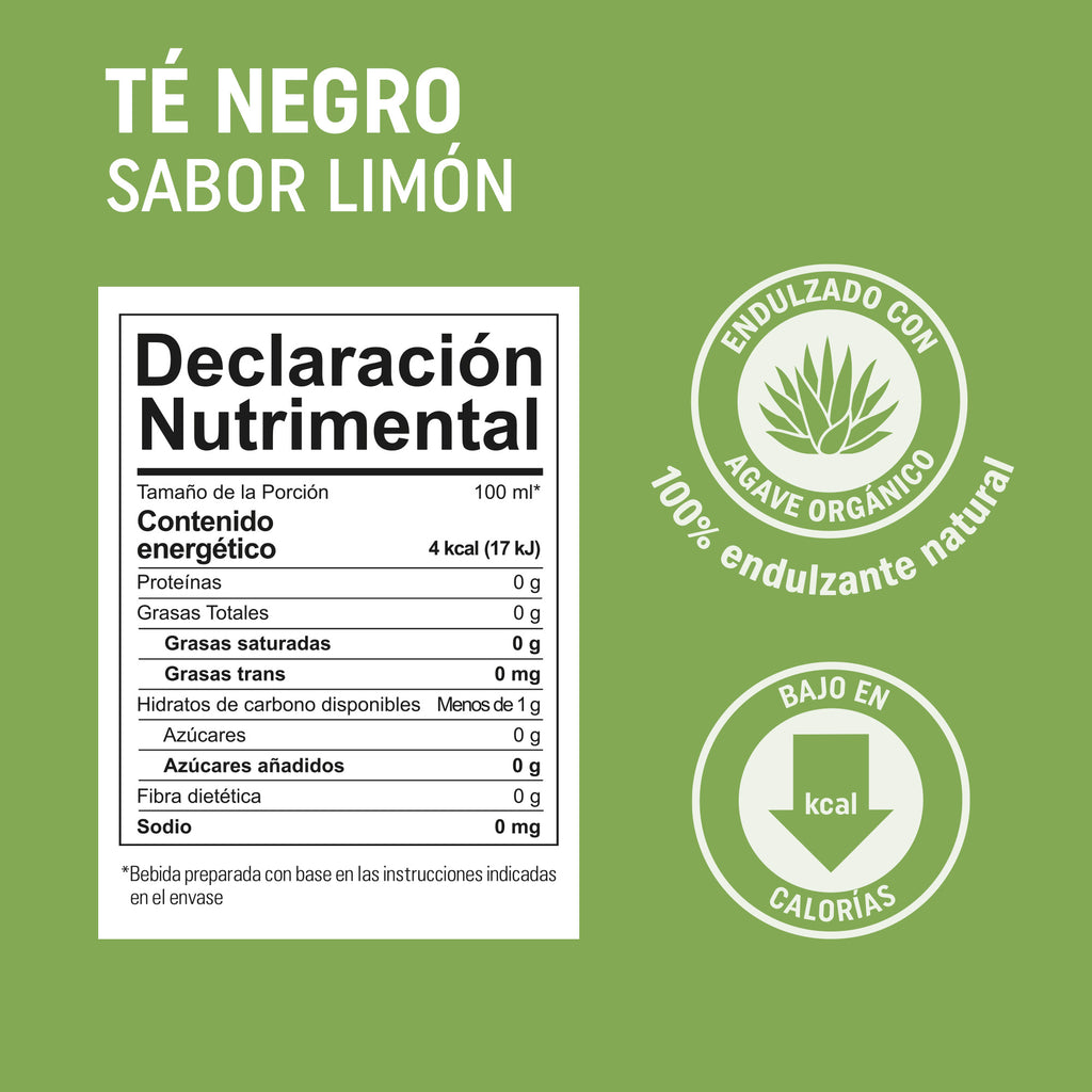 Té Negro Sabor Limón