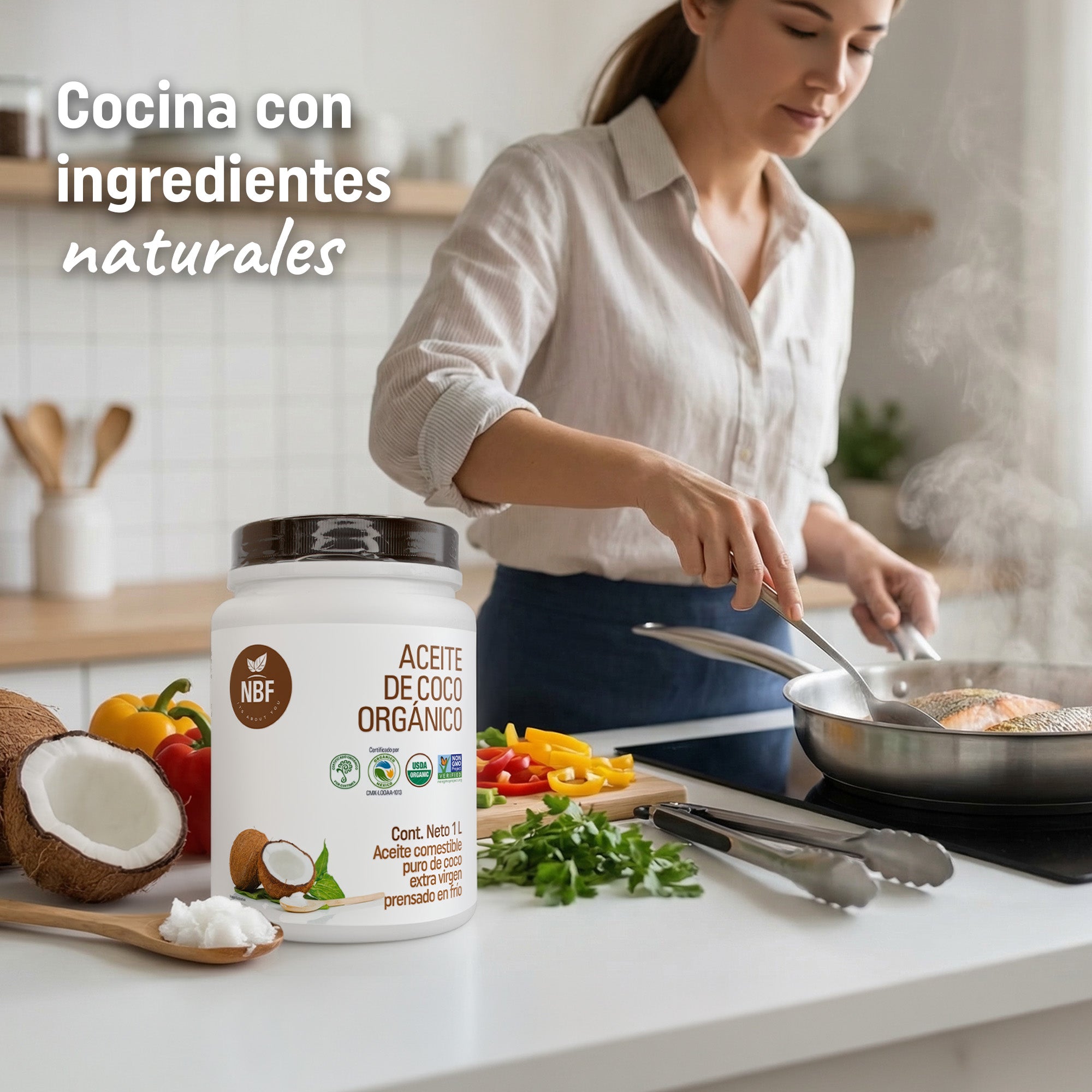 Aceite de Coco Orgánico Extra Virgen