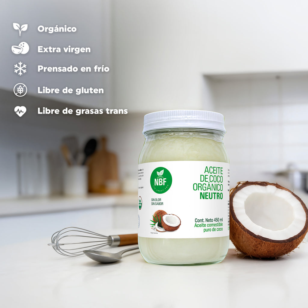 Aceite de Coco Orgánico Neutro