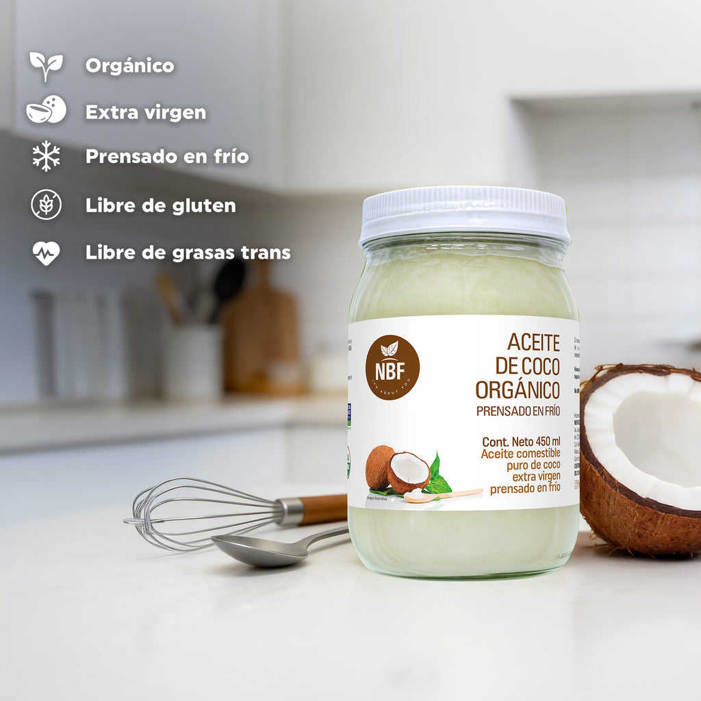 Aceite de Coco Orgánico Extra Virgen