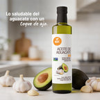 Aceite de Aguacate Extra virgen con Ajo