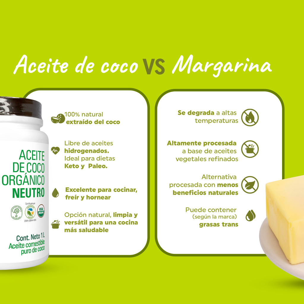Aceite de Coco Orgánico Neutro