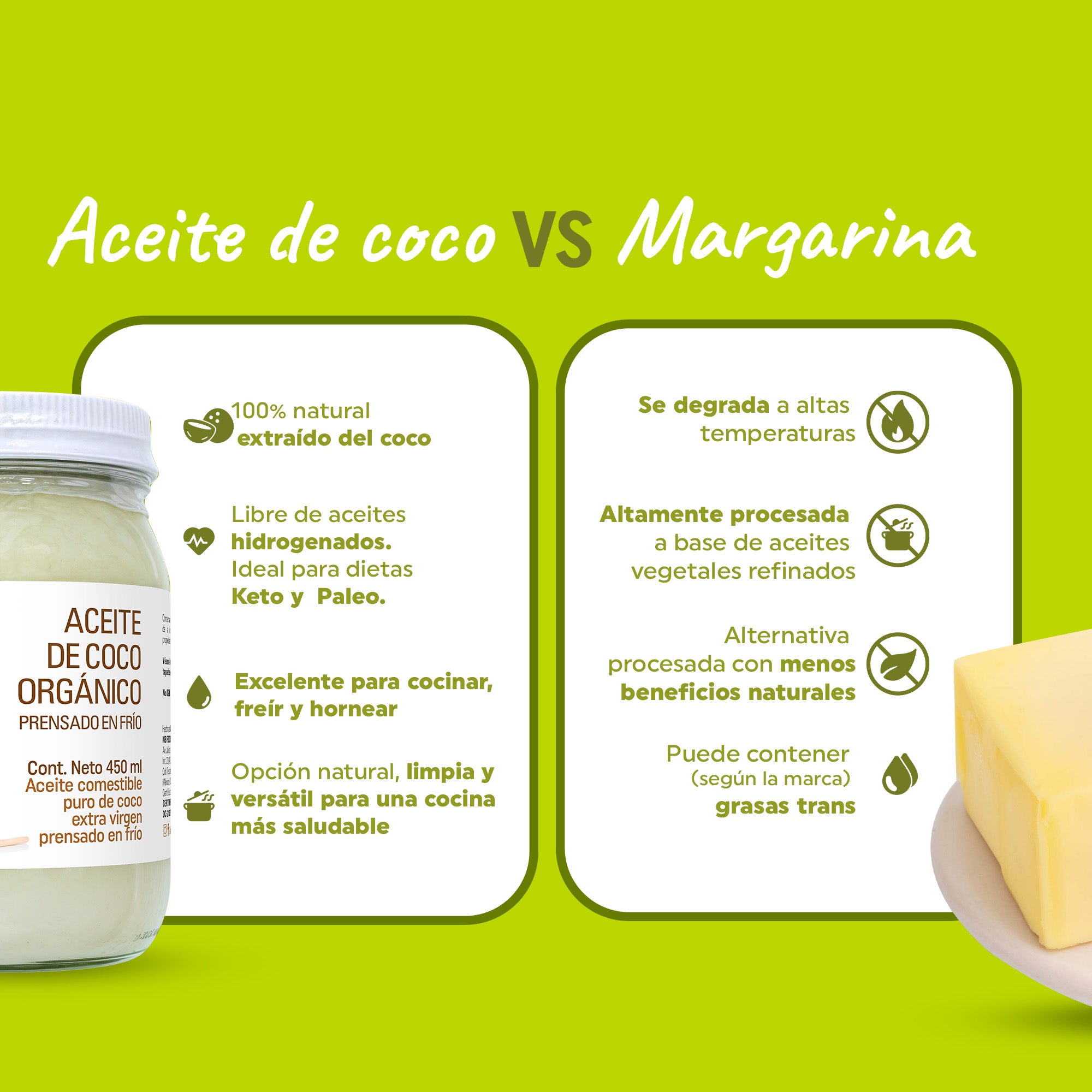 Aceite de Coco Orgánico Extra Virgen