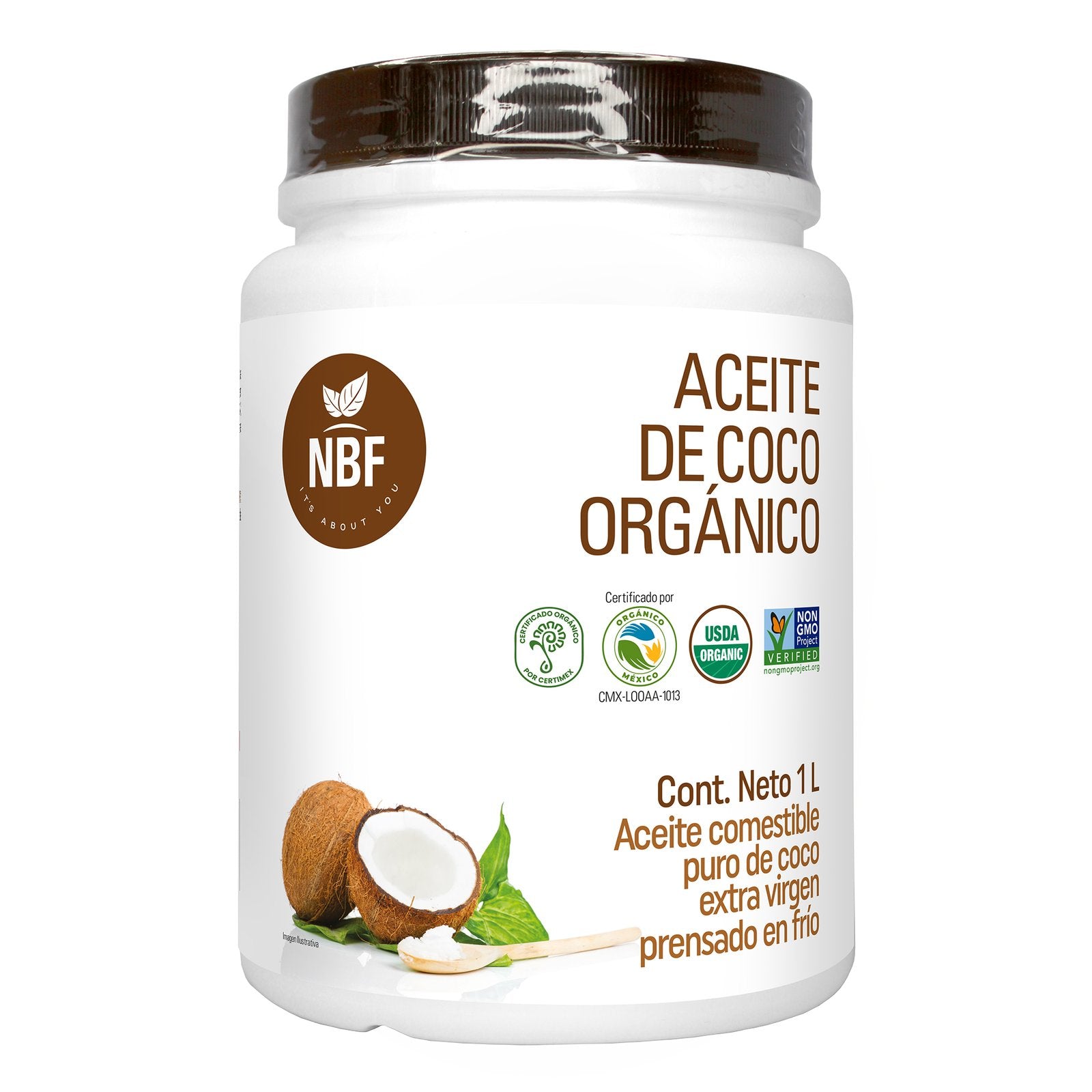 Aceite de Coco Orgánico Extra Virgen
