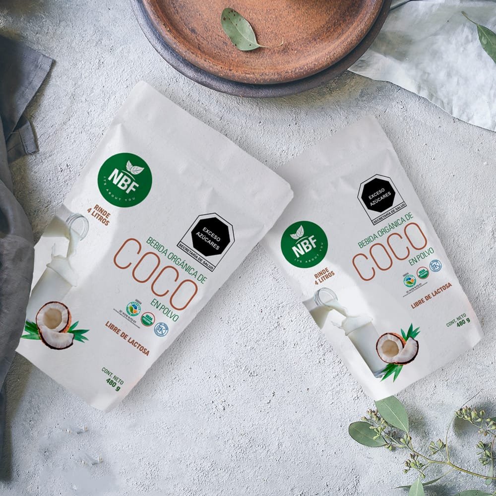 bolsas de leche de coco en polvo
