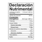 declaración nutrimental de leche de coco en polvo