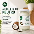 Aceite de Coco Orgánico Neutro