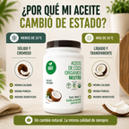 Aceite de Coco Orgánico Neutro