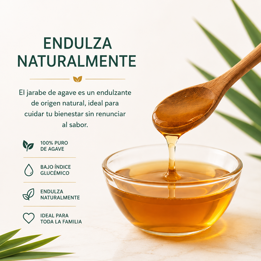 Jarabe de Agave Natural Ambar