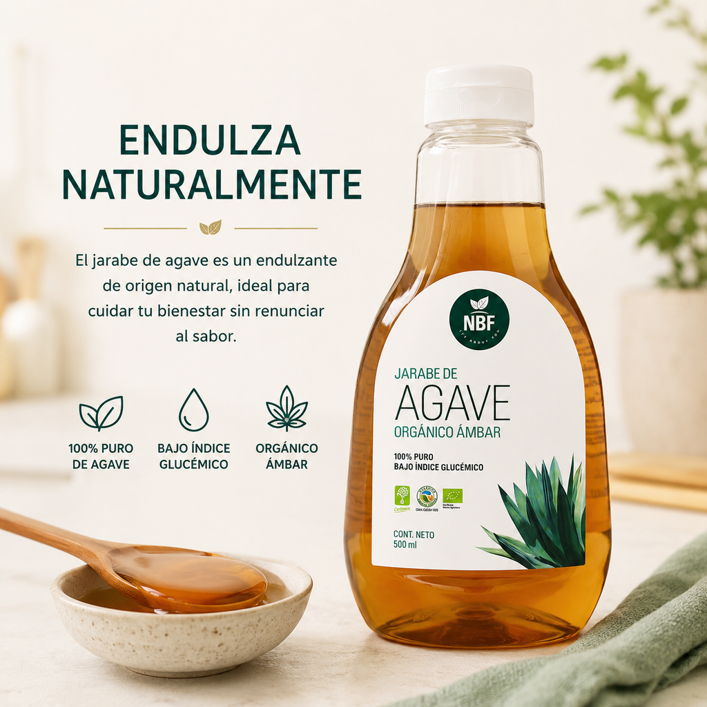 Jarabe de Agave Natural Ambar