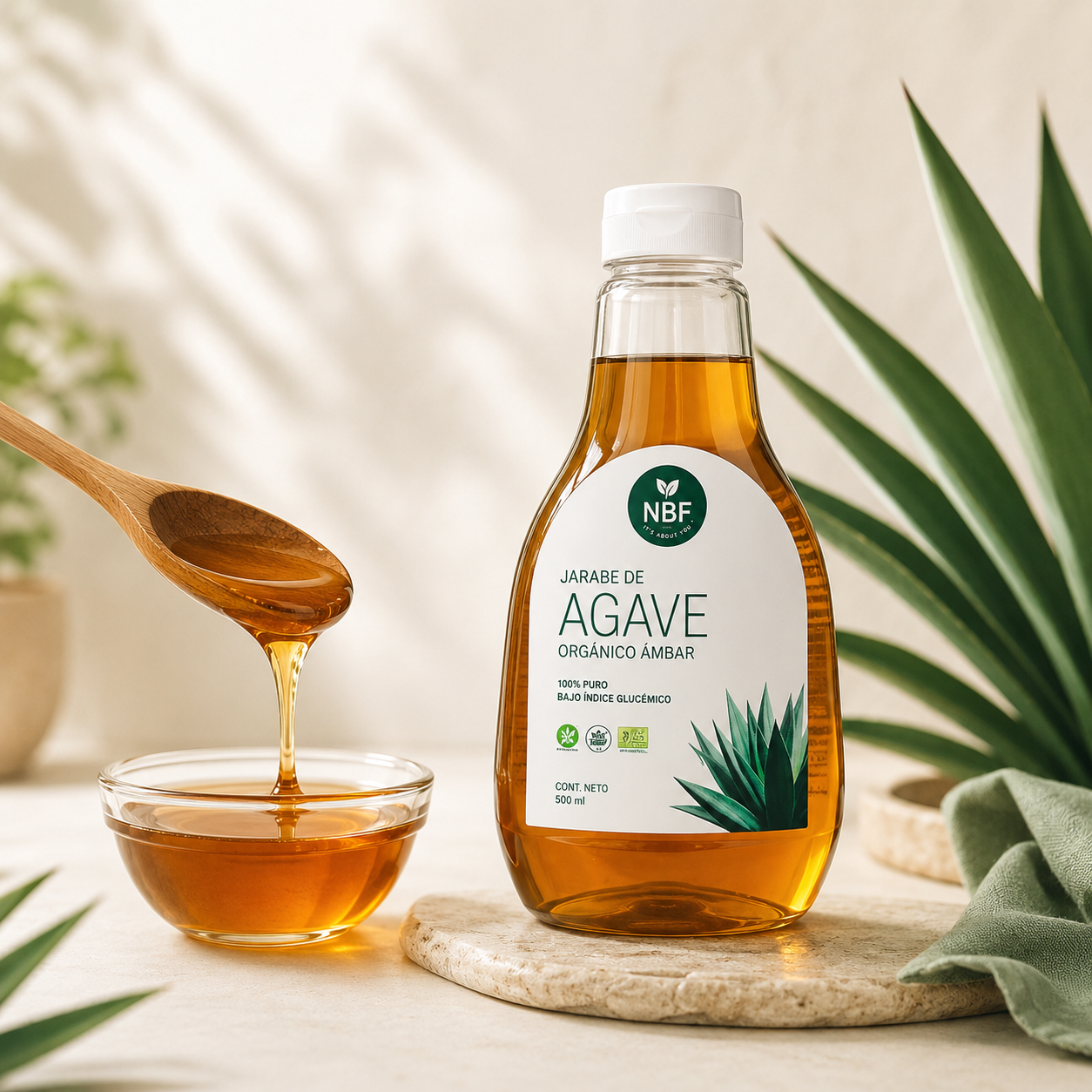 Jarabe de Agave Natural Ambar