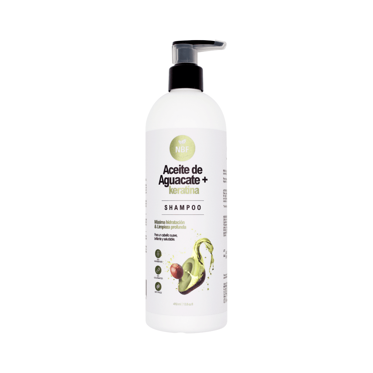 Shampoo Aguacate y keratina