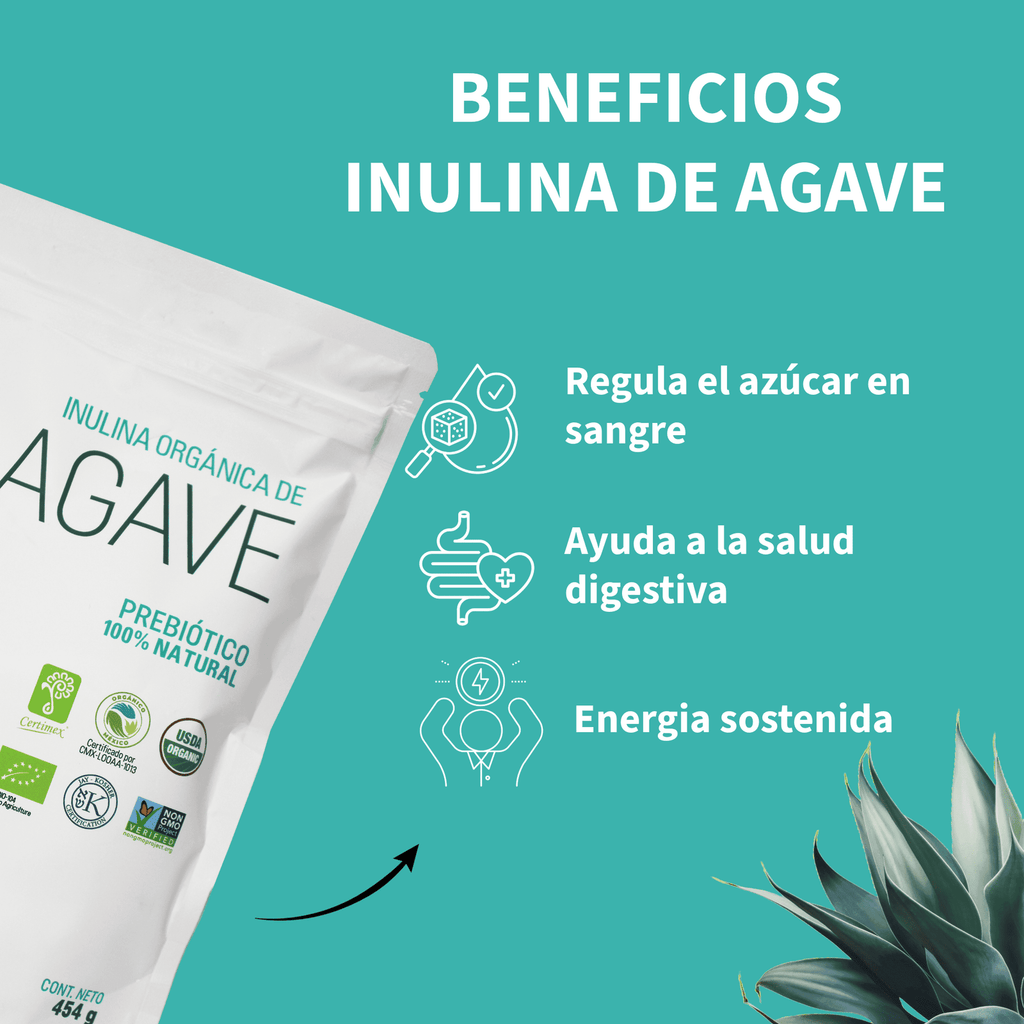 Beneficios inulina de agave