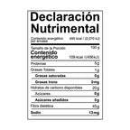 bolsa nopal deshidratado 454 gramos tabla nutrimental
