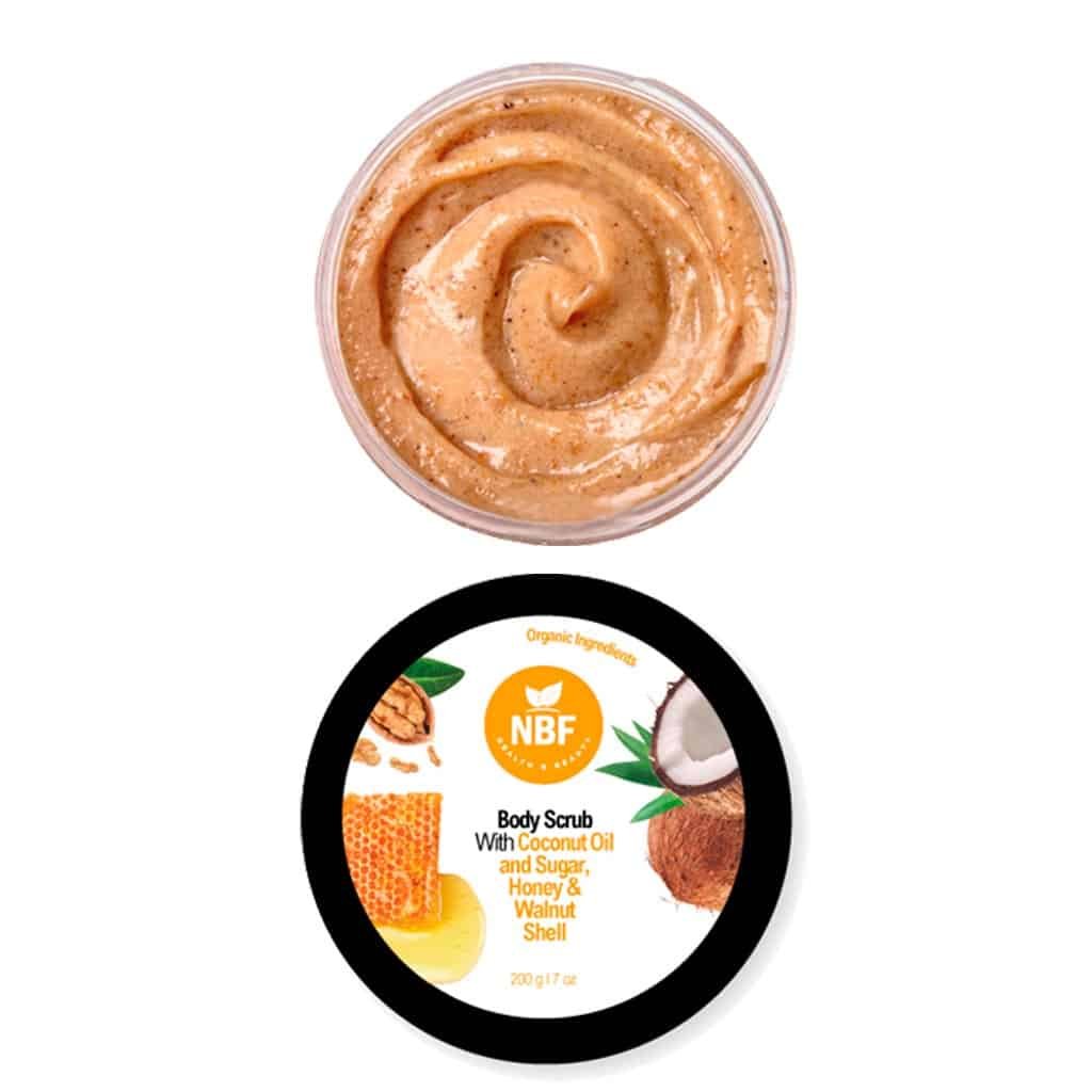 exfoliante base coco y miel 200 gramos com 1